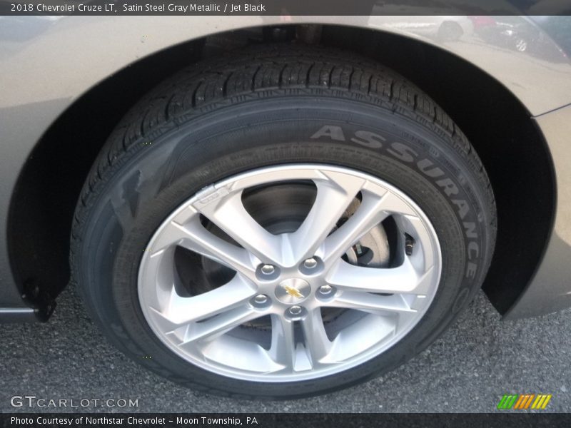 Satin Steel Gray Metallic / Jet Black 2018 Chevrolet Cruze LT