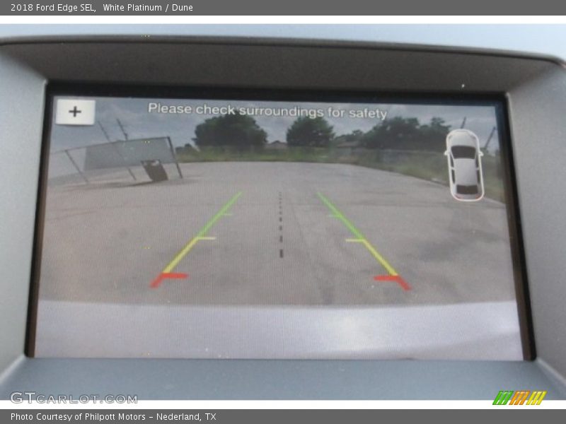 White Platinum / Dune 2018 Ford Edge SEL