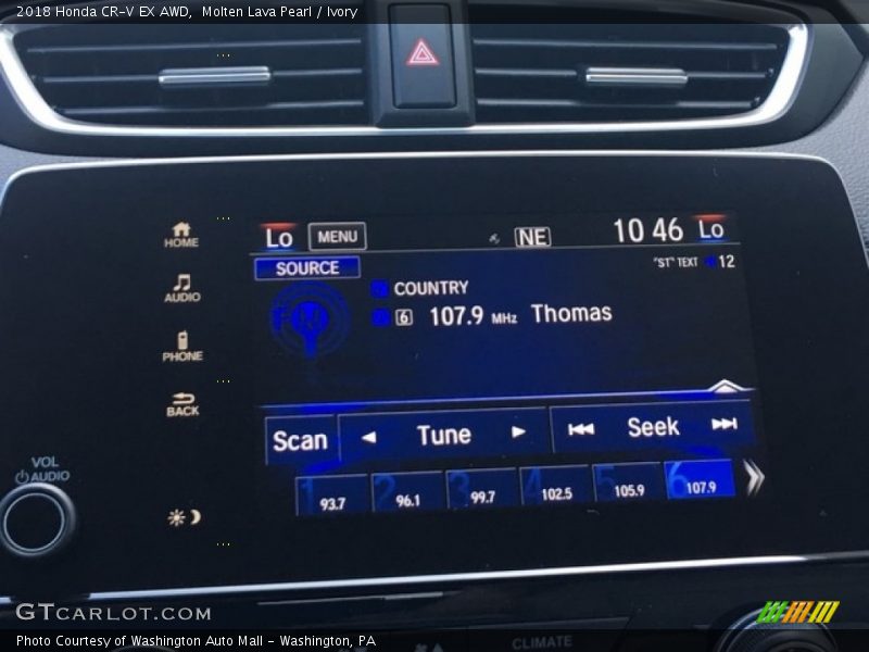 Molten Lava Pearl / Ivory 2018 Honda CR-V EX AWD
