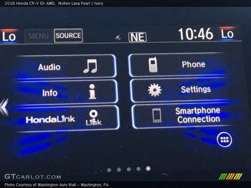 Molten Lava Pearl / Ivory 2018 Honda CR-V EX AWD