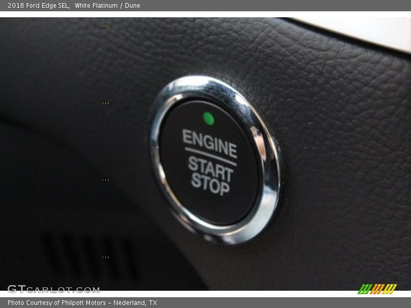 White Platinum / Dune 2018 Ford Edge SEL