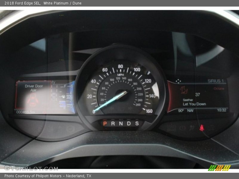 White Platinum / Dune 2018 Ford Edge SEL