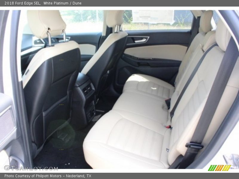White Platinum / Dune 2018 Ford Edge SEL