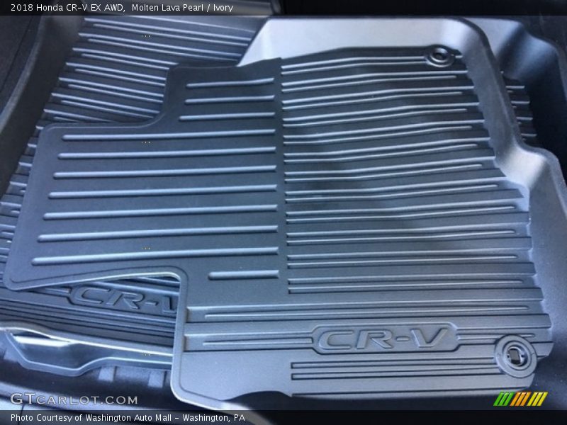 Molten Lava Pearl / Ivory 2018 Honda CR-V EX AWD