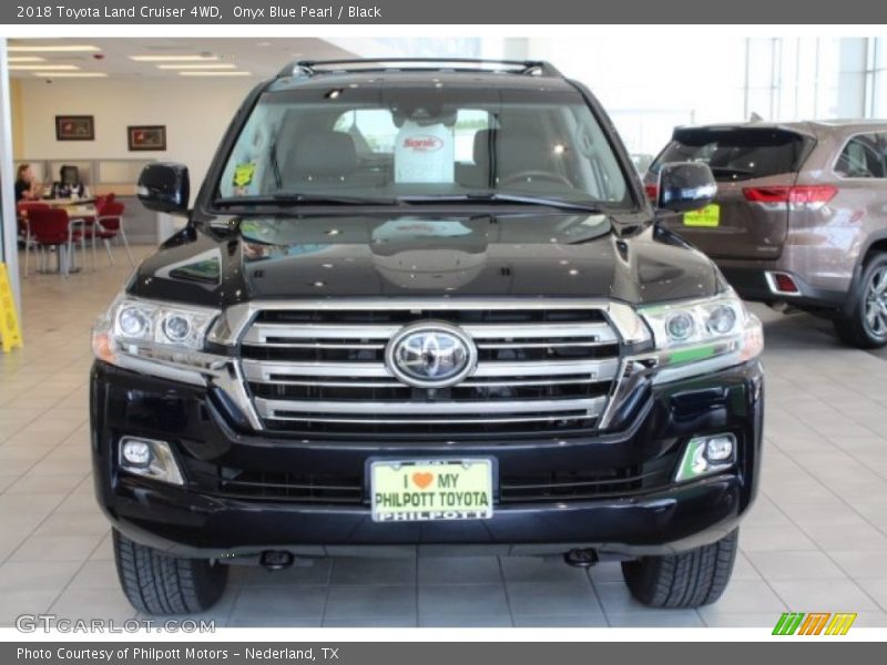 Onyx Blue Pearl / Black 2018 Toyota Land Cruiser 4WD