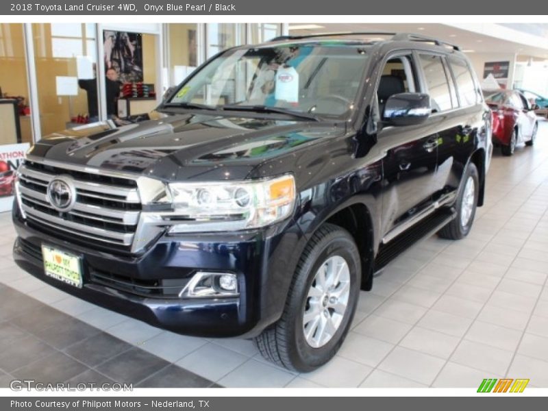 Onyx Blue Pearl / Black 2018 Toyota Land Cruiser 4WD