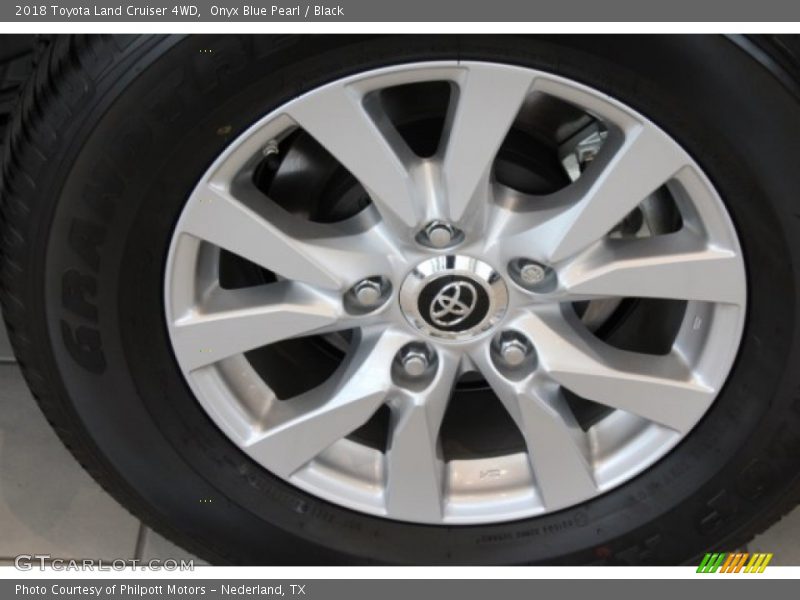 Onyx Blue Pearl / Black 2018 Toyota Land Cruiser 4WD