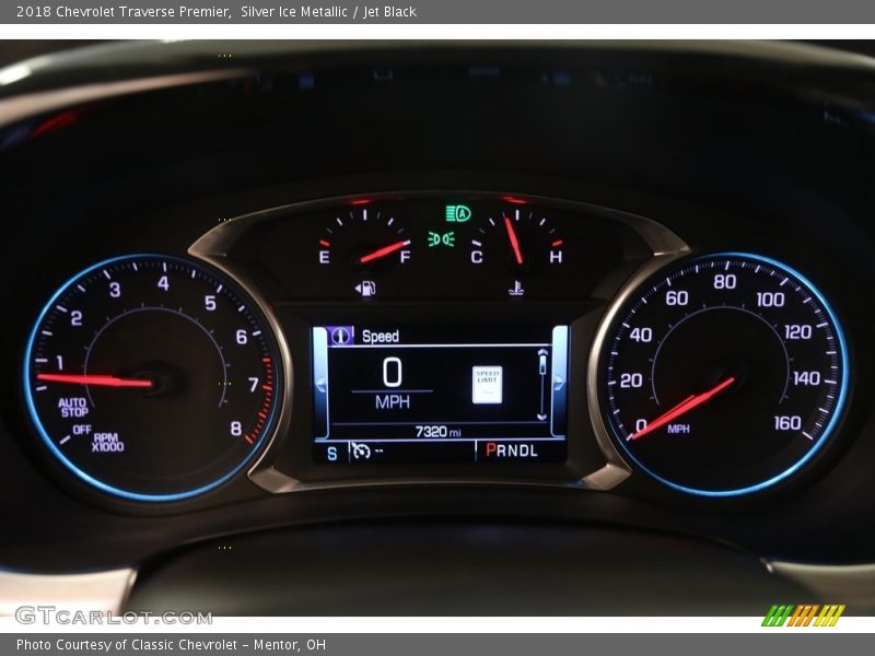  2018 Traverse Premier Premier Gauges