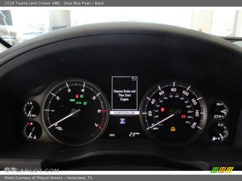 Onyx Blue Pearl / Black 2018 Toyota Land Cruiser 4WD