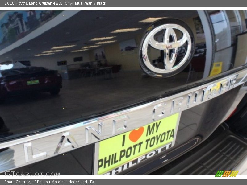 Onyx Blue Pearl / Black 2018 Toyota Land Cruiser 4WD