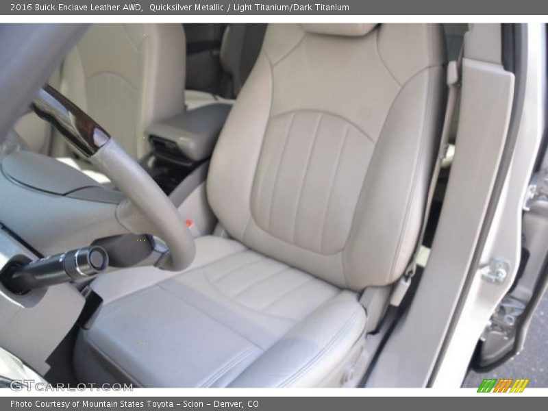 Quicksilver Metallic / Light Titanium/Dark Titanium 2016 Buick Enclave Leather AWD