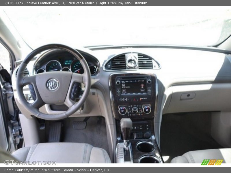 Quicksilver Metallic / Light Titanium/Dark Titanium 2016 Buick Enclave Leather AWD