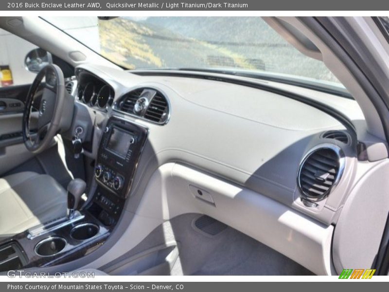 Quicksilver Metallic / Light Titanium/Dark Titanium 2016 Buick Enclave Leather AWD