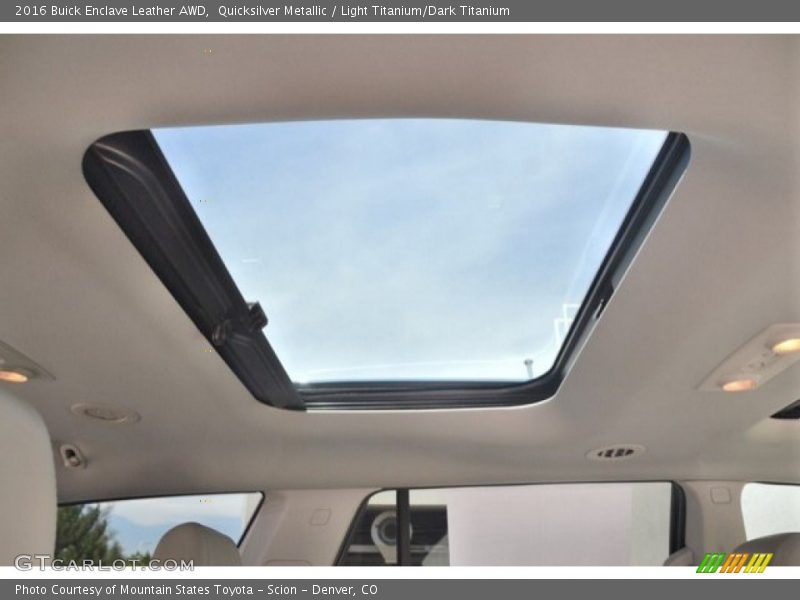 Quicksilver Metallic / Light Titanium/Dark Titanium 2016 Buick Enclave Leather AWD