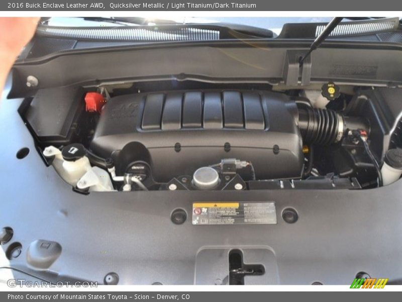 Quicksilver Metallic / Light Titanium/Dark Titanium 2016 Buick Enclave Leather AWD