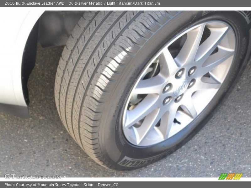 Quicksilver Metallic / Light Titanium/Dark Titanium 2016 Buick Enclave Leather AWD