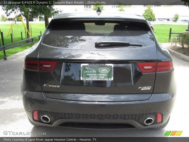 Santorini Black Metallic / Ebony/Ebony 2018 Jaguar E-PACE R-Dynamic S