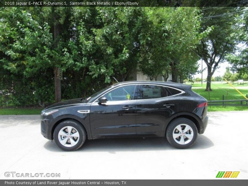 Santorini Black Metallic / Ebony/Ebony 2018 Jaguar E-PACE R-Dynamic S