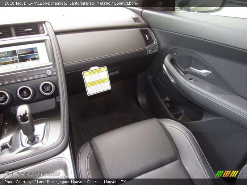 Santorini Black Metallic / Ebony/Ebony 2018 Jaguar E-PACE R-Dynamic S