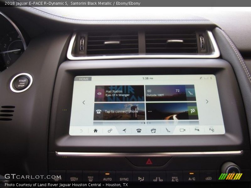 Santorini Black Metallic / Ebony/Ebony 2018 Jaguar E-PACE R-Dynamic S