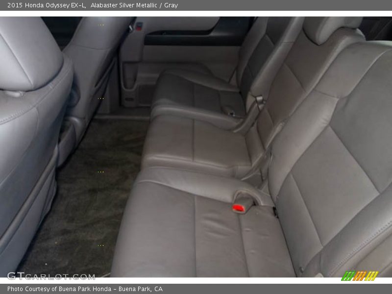 Alabaster Silver Metallic / Gray 2015 Honda Odyssey EX-L