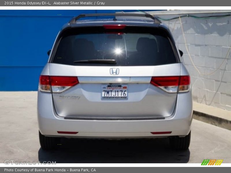 Alabaster Silver Metallic / Gray 2015 Honda Odyssey EX-L