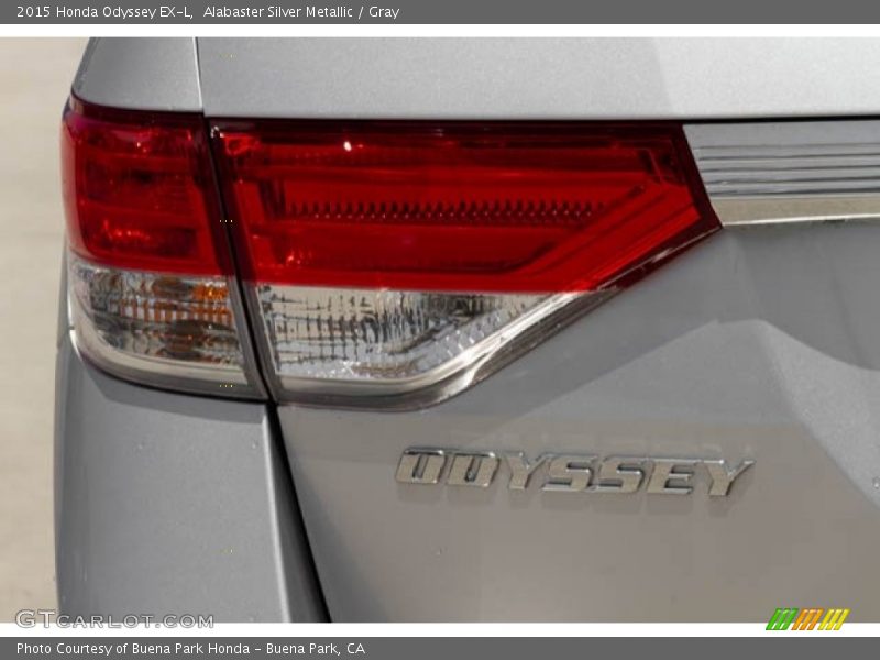Alabaster Silver Metallic / Gray 2015 Honda Odyssey EX-L