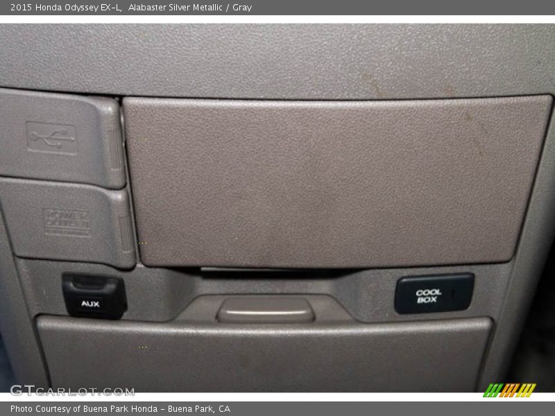 Alabaster Silver Metallic / Gray 2015 Honda Odyssey EX-L