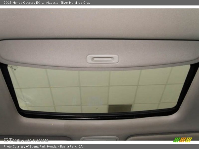 Alabaster Silver Metallic / Gray 2015 Honda Odyssey EX-L