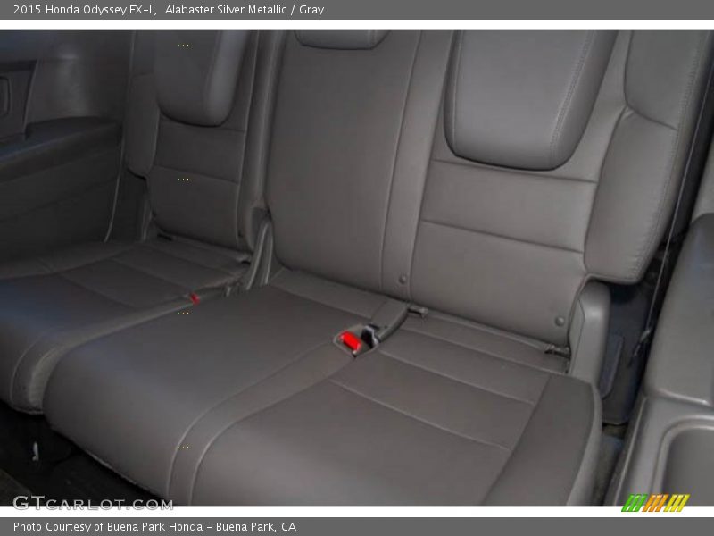 Alabaster Silver Metallic / Gray 2015 Honda Odyssey EX-L