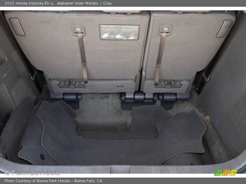 Alabaster Silver Metallic / Gray 2015 Honda Odyssey EX-L
