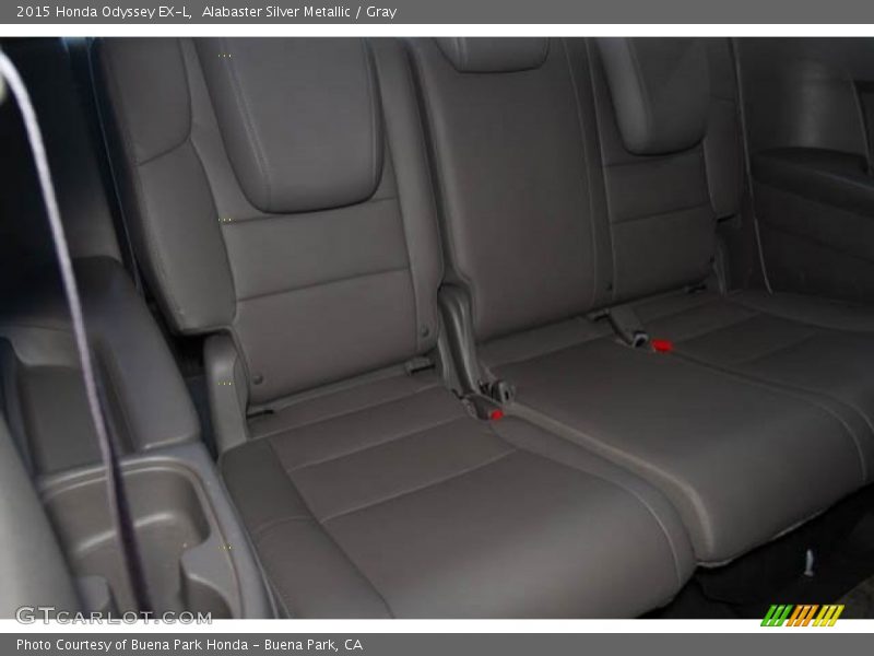 Alabaster Silver Metallic / Gray 2015 Honda Odyssey EX-L