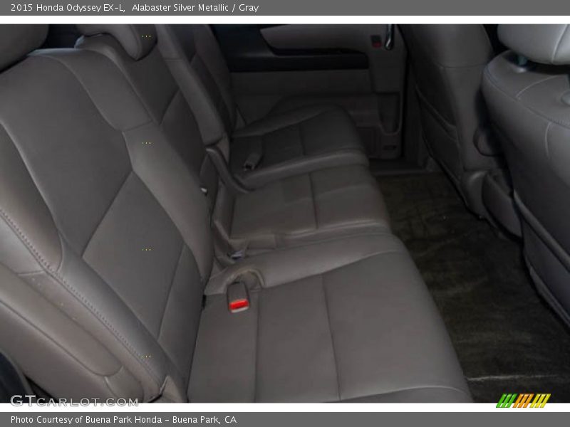 Alabaster Silver Metallic / Gray 2015 Honda Odyssey EX-L