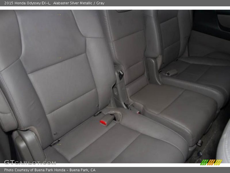 Alabaster Silver Metallic / Gray 2015 Honda Odyssey EX-L