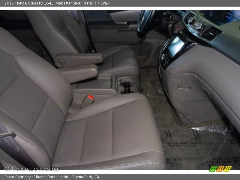 Alabaster Silver Metallic / Gray 2015 Honda Odyssey EX-L
