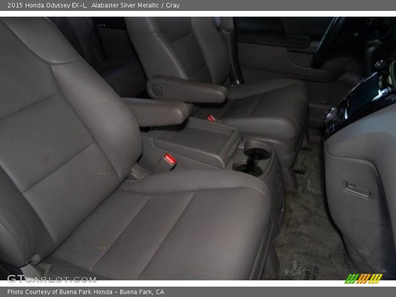 Alabaster Silver Metallic / Gray 2015 Honda Odyssey EX-L