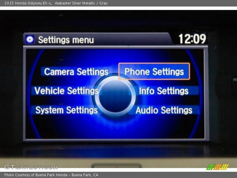 Alabaster Silver Metallic / Gray 2015 Honda Odyssey EX-L