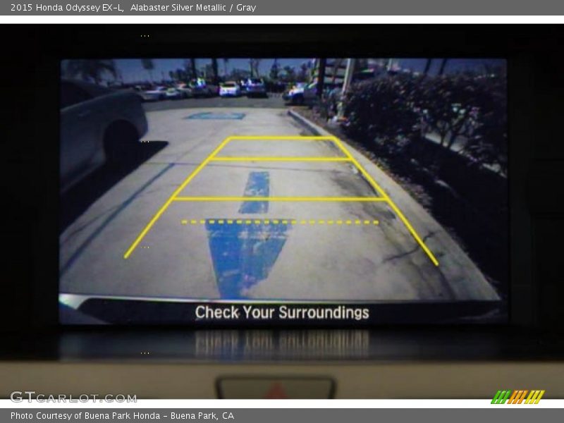 Alabaster Silver Metallic / Gray 2015 Honda Odyssey EX-L