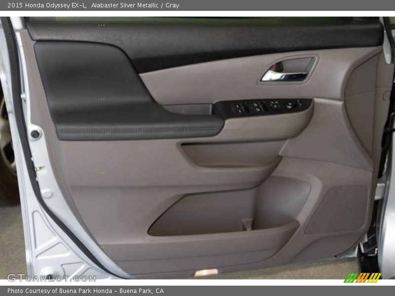 Alabaster Silver Metallic / Gray 2015 Honda Odyssey EX-L