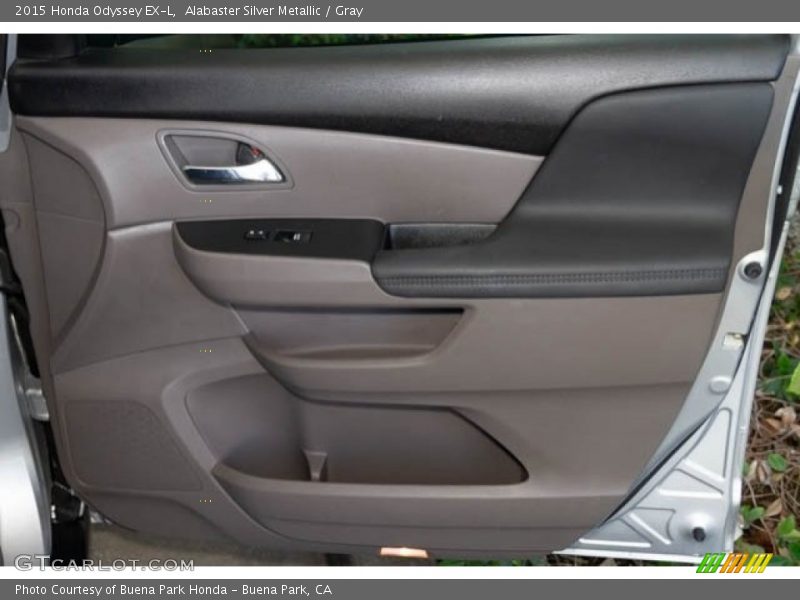 Alabaster Silver Metallic / Gray 2015 Honda Odyssey EX-L