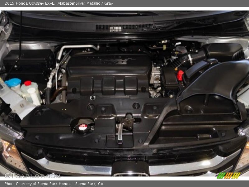 Alabaster Silver Metallic / Gray 2015 Honda Odyssey EX-L
