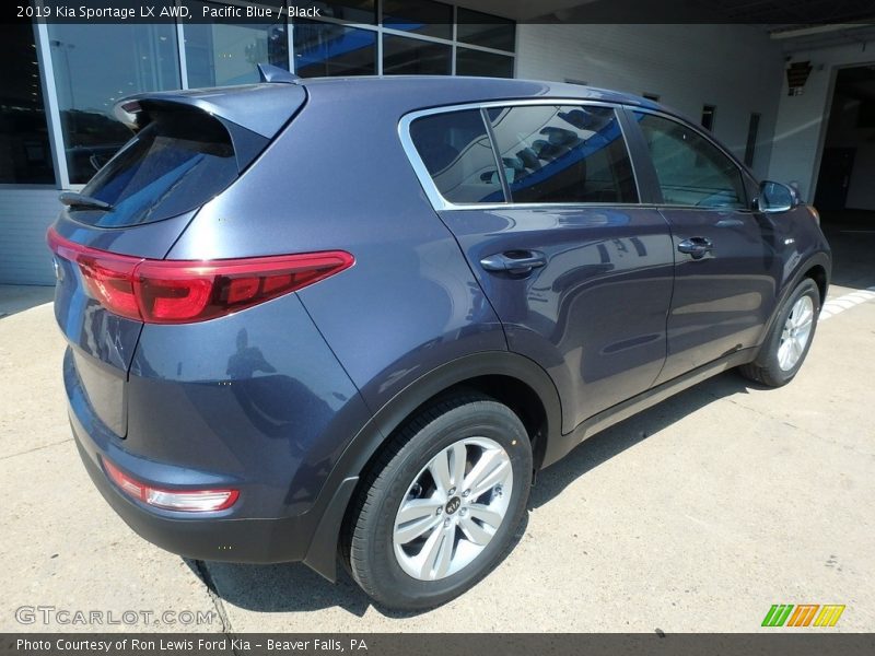 Pacific Blue / Black 2019 Kia Sportage LX AWD