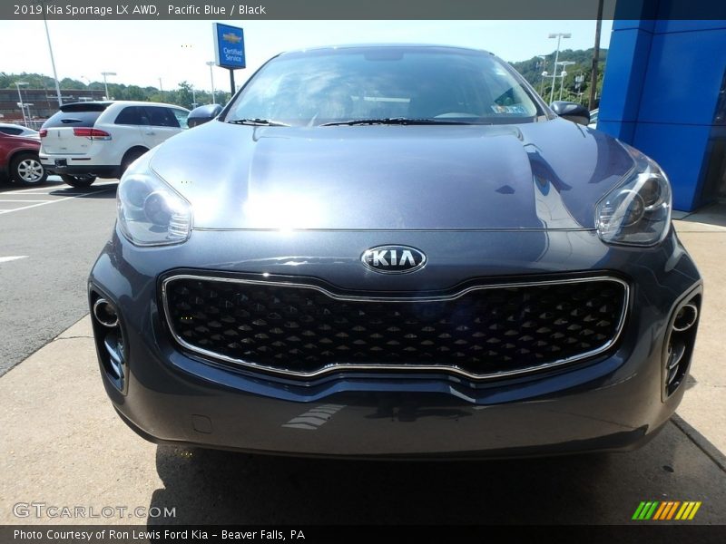 Pacific Blue / Black 2019 Kia Sportage LX AWD