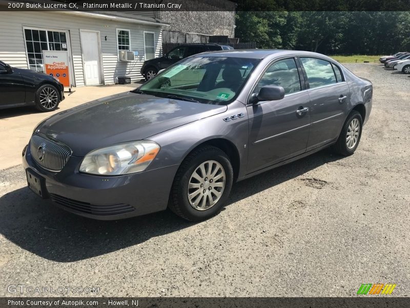 Platinum Metallic / Titanium Gray 2007 Buick Lucerne CX