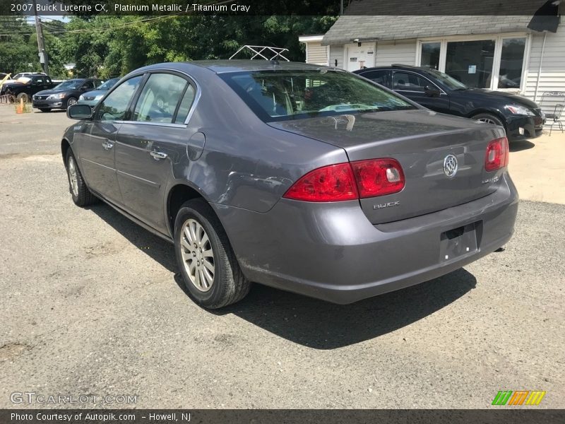 Platinum Metallic / Titanium Gray 2007 Buick Lucerne CX