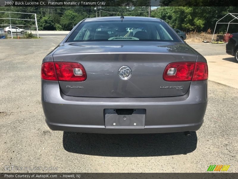 Platinum Metallic / Titanium Gray 2007 Buick Lucerne CX