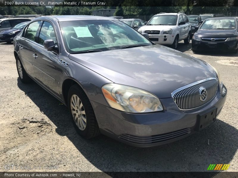 Platinum Metallic / Titanium Gray 2007 Buick Lucerne CX