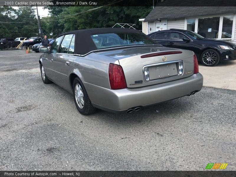 Bronzemist / Dark Gray 2003 Cadillac DeVille Sedan