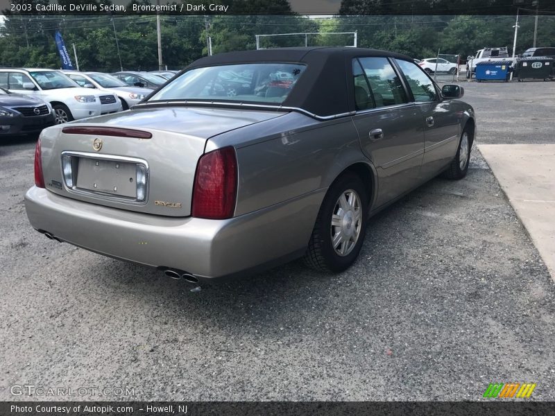 Bronzemist / Dark Gray 2003 Cadillac DeVille Sedan