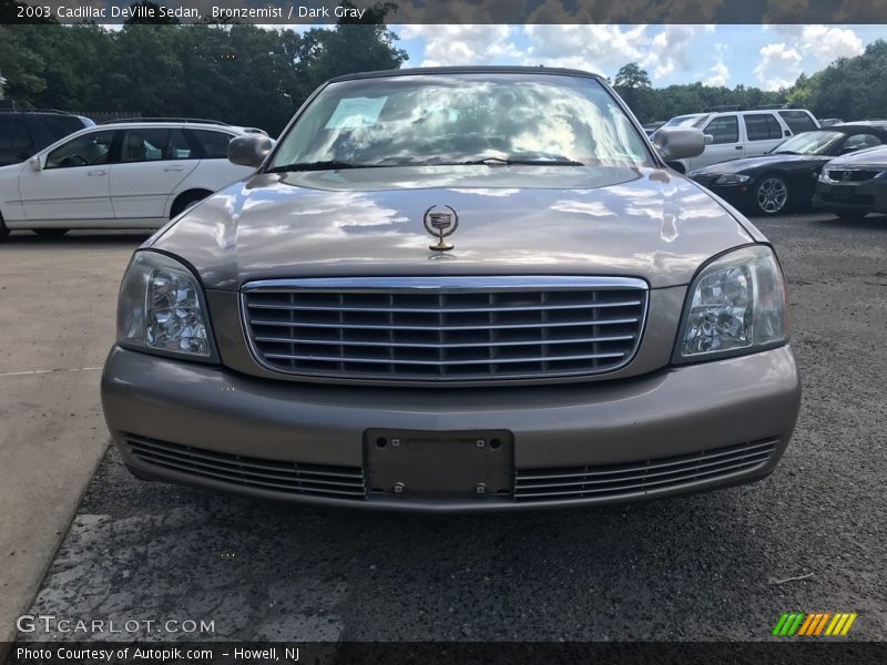 Bronzemist / Dark Gray 2003 Cadillac DeVille Sedan